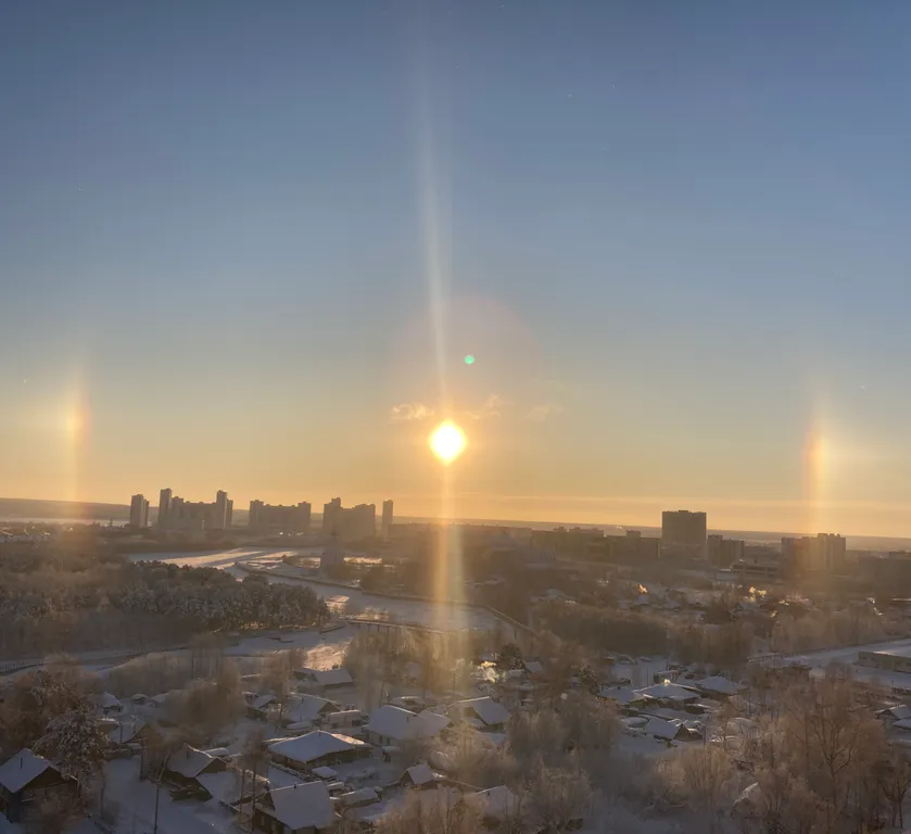 1-комнатная квартира с видом на парк За Саймой и реку Обь