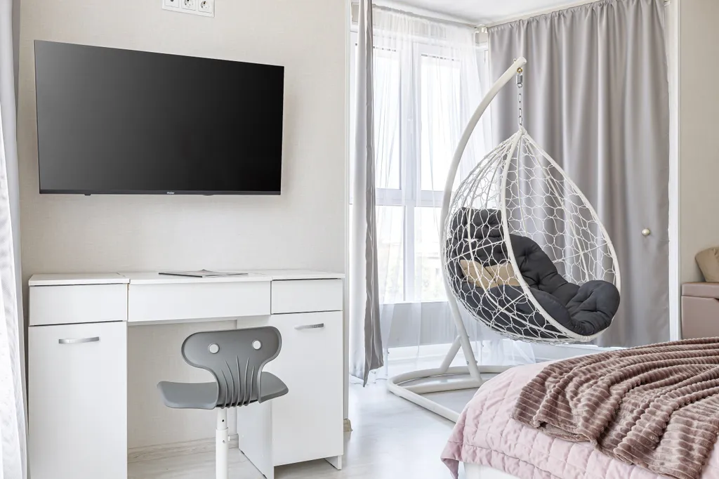 Квартира Красивая квартира с панорамными окнами и качелей — Краснодар