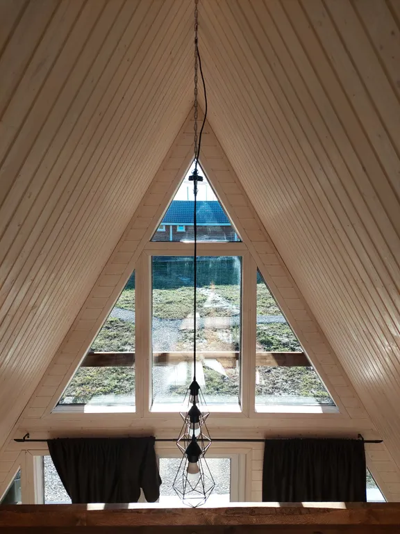 Шале с верандой на горнолыжном склоне