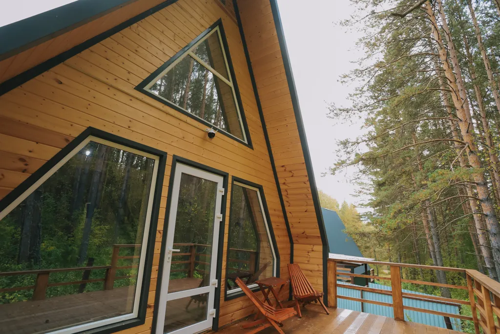 Коттедж Глэмпинг A-frame — аренда посуточно в Белорецк
