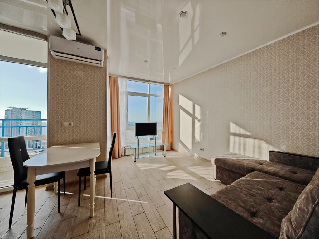 Квартира Квартира ЖК Москва — где вид из окна — это шедевр, который меняется — Сочи