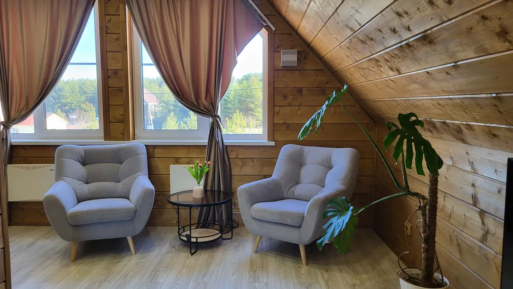 Коттедж Дом с панорамной терассой и камином рядом с Петровским каналом — Волхов