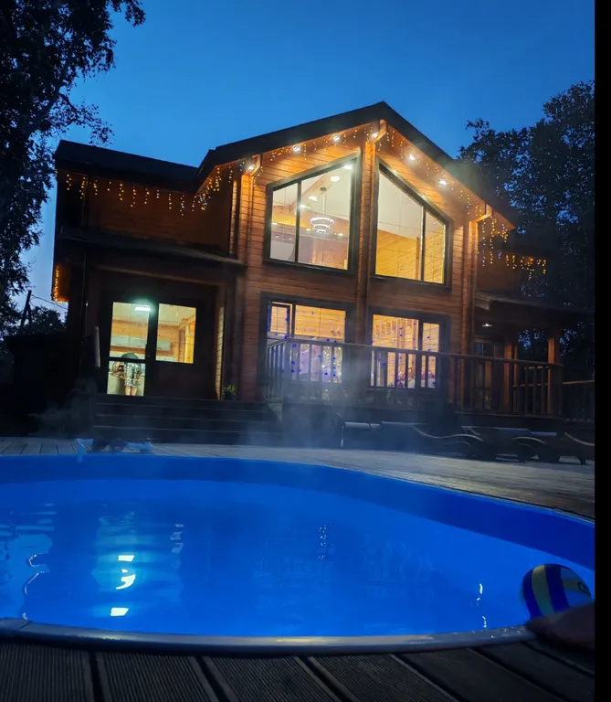 Коттедж Загородный дом "Тотем Камчатка" с термальным бассейном, баней и чаном — Термальный