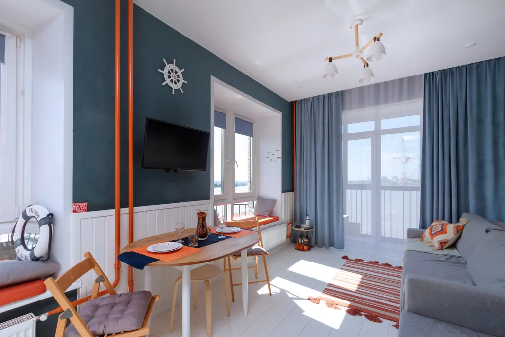 Квартира Квартира Апартамент с террасой на крыше и видом на реку — Новосибирск