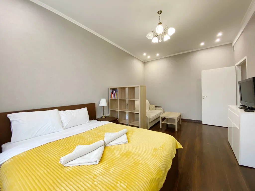 Квартира Квартира Апартамент у Пушкинской с видом на Тверскую улицу — Москва