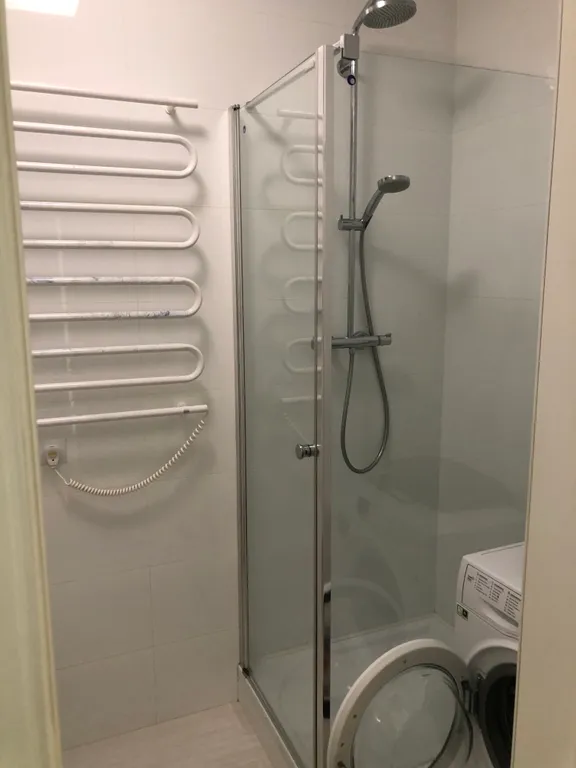 Студия с дизайнерским ремонтом