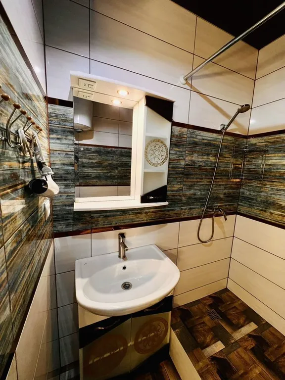 Студия с дизайнерским ремонтом