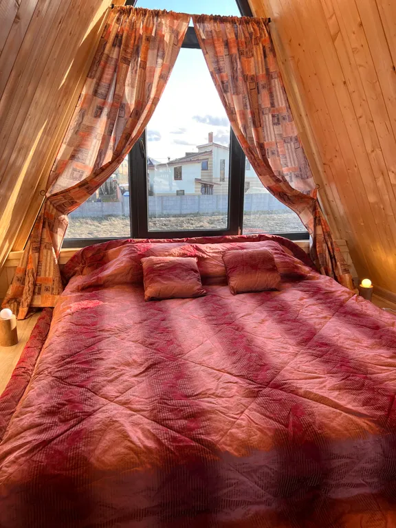 Уютный дом в стиле A-frame