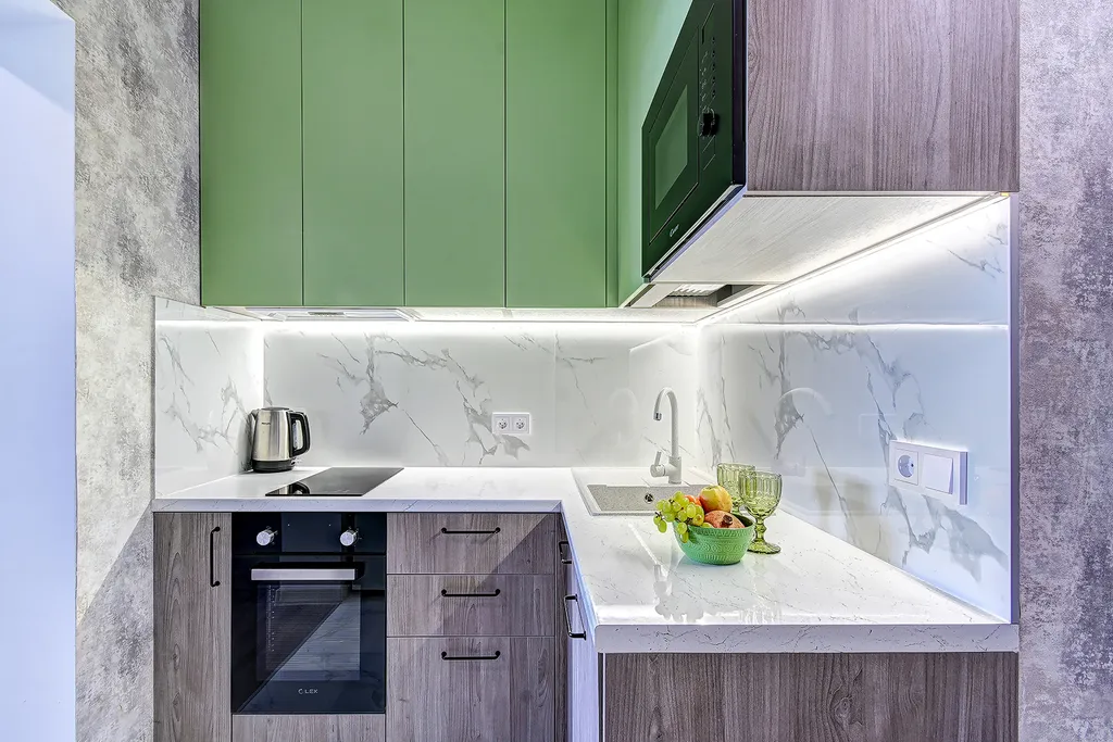 Квартира Квартира Зонированная студия с ванной, видом на море, бассейном на территории — Адлер