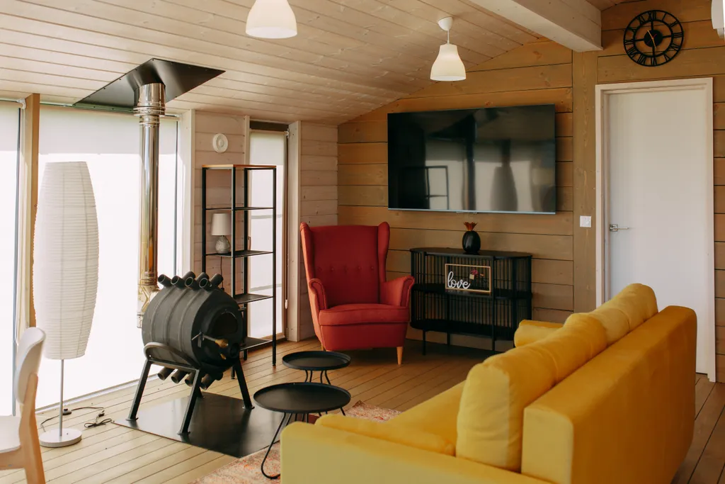 Барнхаус люкс с банным чаном.