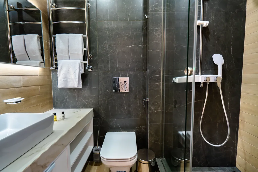 Номер с дизайнерским ремонтом и кухонной зоной