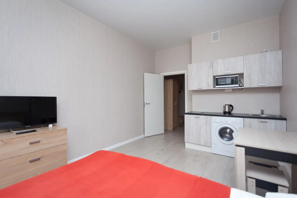 Квартира Квартира Студия в комплексе апартаментов Салют — Санкт-Петербург