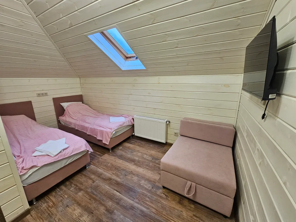 Дом с баней и камином для большой компании