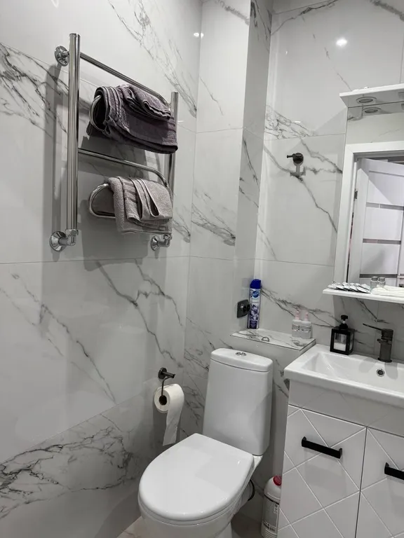 Уютная квартира в новостройке, с красивым видом на гору