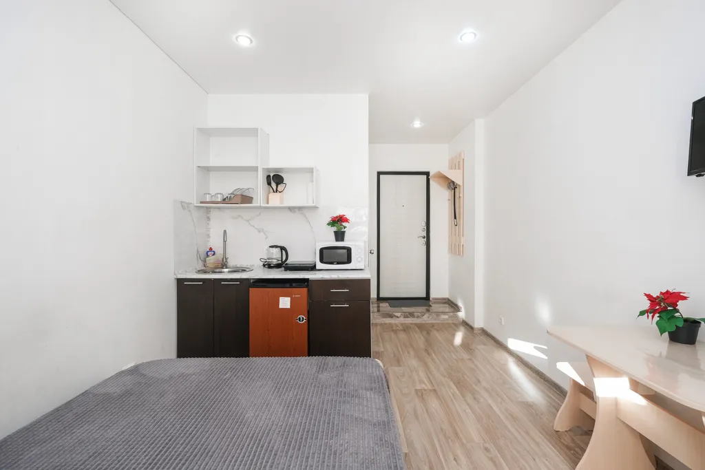 Квартира Уютная студия на 2 человек с бесконтактным заселением — Новосибирск