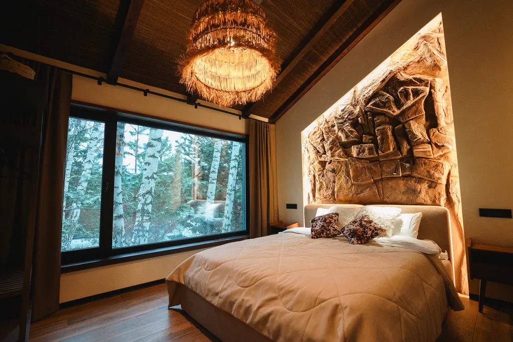 Barnhouse 120 м2 с камином и горячим чаном в Krona camp (40 км от Уфы)