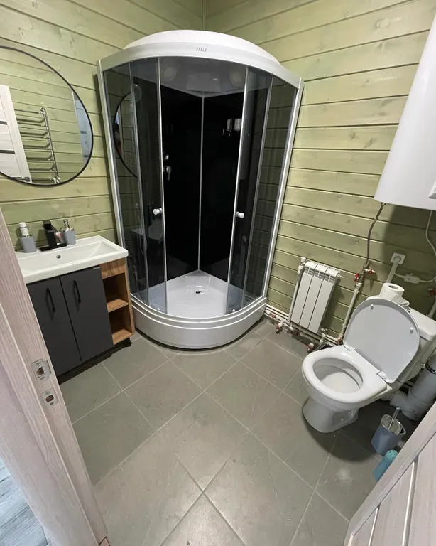 Дом в лесу с баней и чаном