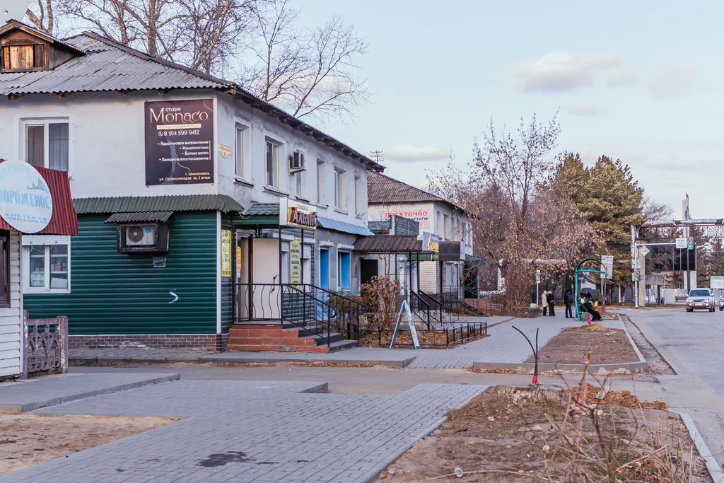 Трешка в центре Шимановска