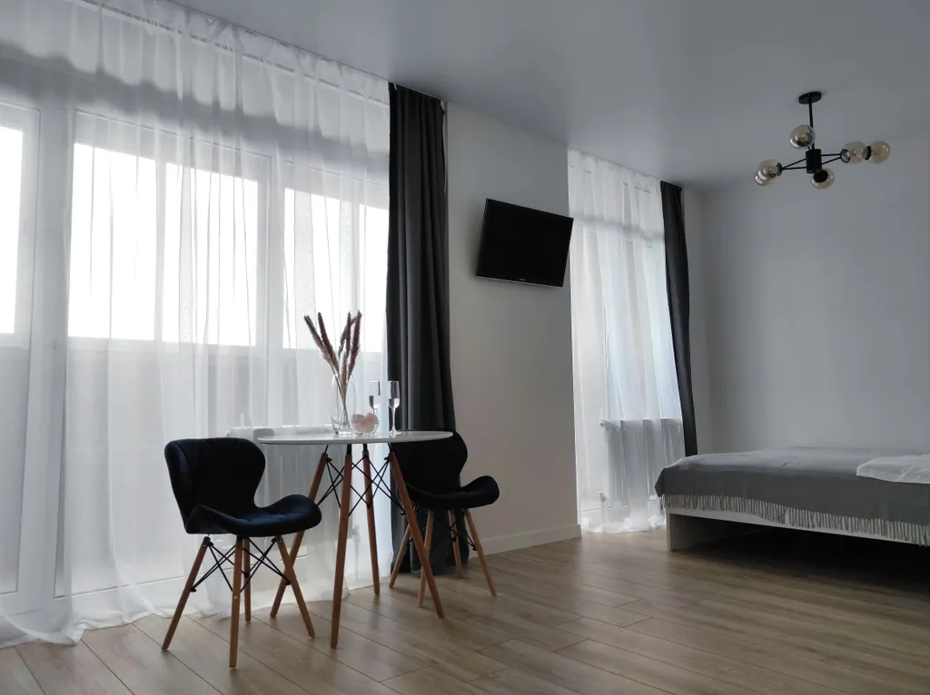 Современная сканди-студия с кондиционеромв 5 минутах на авто от центра