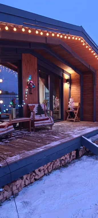 БарнОтдых с купелью, рядом лес и река