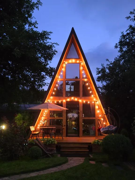 Коттедж А-фрейм в центре города — аренда посуточно в Кисловодск