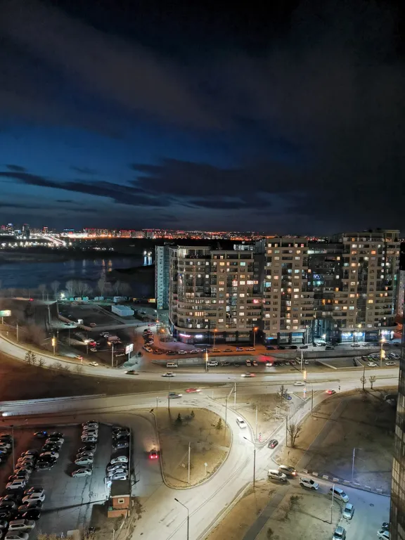 Квартира с шикарным видом на реку Енисей в ЖК Коломенские высотки