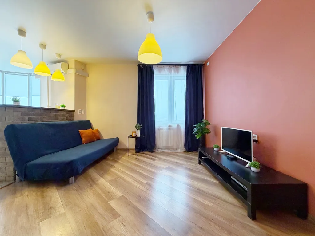 Стильная 3-к квартира в центре в ЖК Эдельвейс с панорамным видом