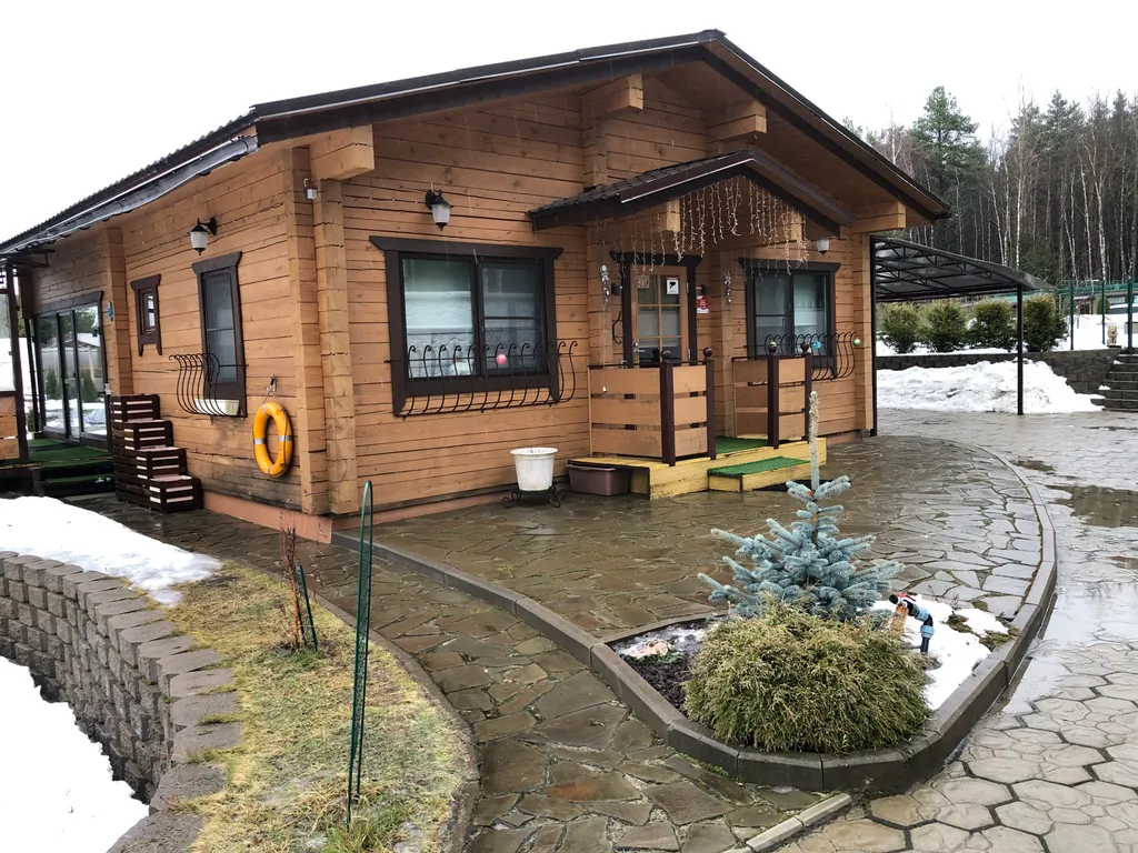 Коттедж Коттедж с камином, финская сауна русская баня на дровах — Ломоносов