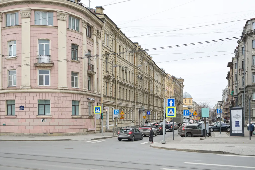 Квартира Квартира Уютная студия у Витебского вокзала с видом во двор — Санкт-Петербург