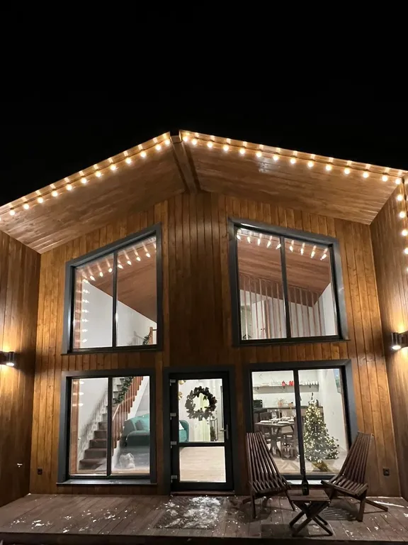 Бобраленд - уютный коттедж с панорамными окнами