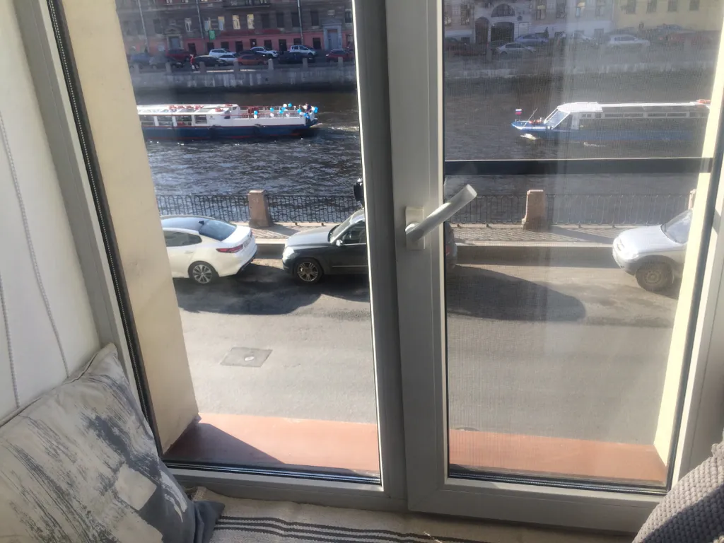 Квартира Современная комната с потрясающим видом на Фонтанку — Санкт-Петербург