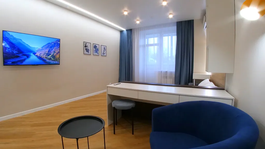 Стильная просторная квартира с лоджией