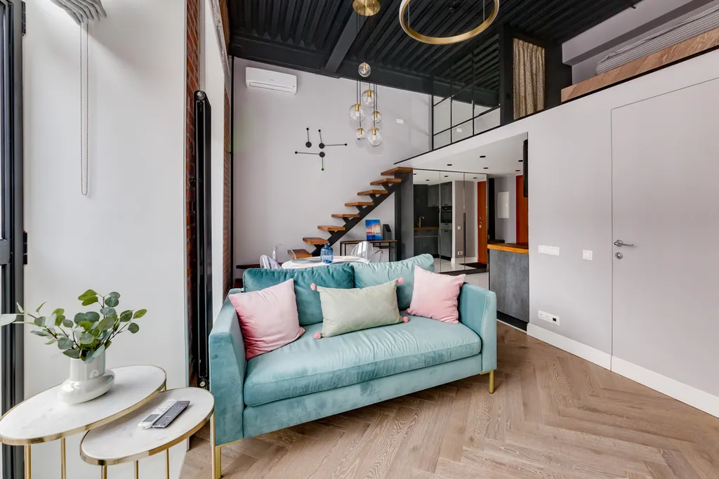 Квартира Квартира Двухэтажная студия в стиле лофт Смарт Хост — Москва