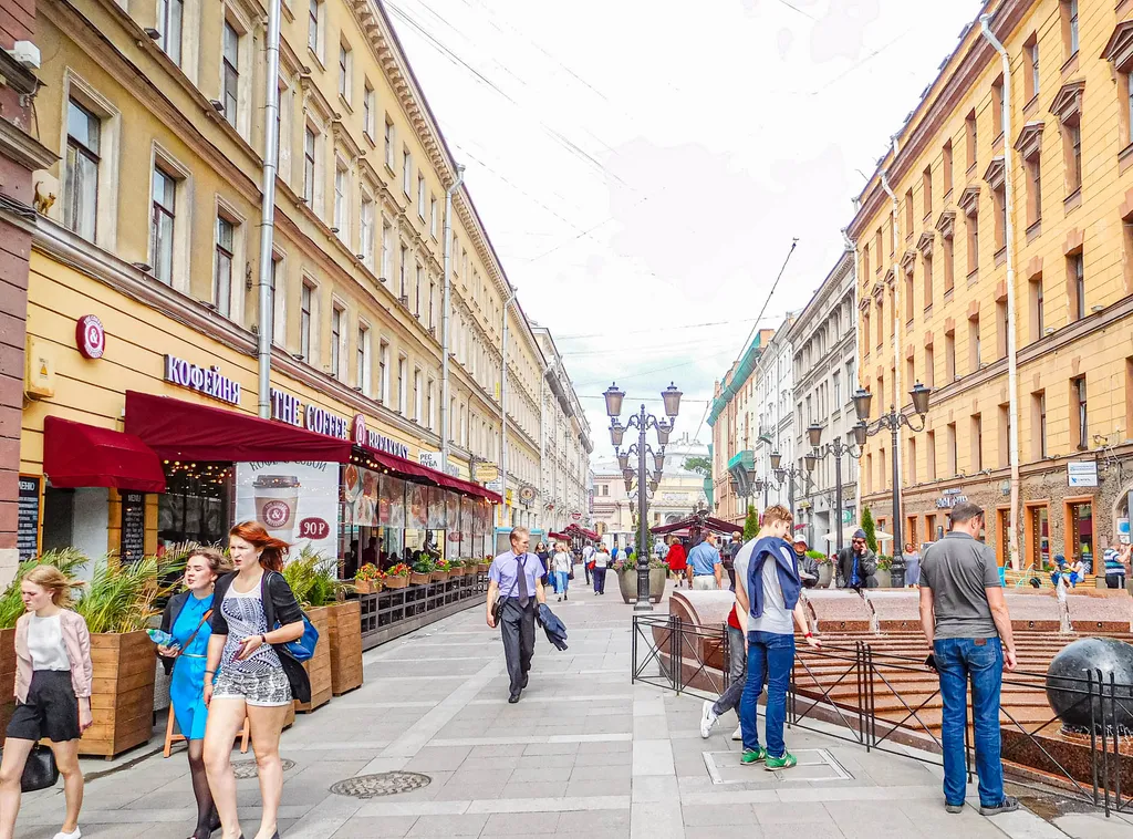 Квартира Квартира с балконом в центре всех достопримечательностей на Караванной — Санкт-Петербург