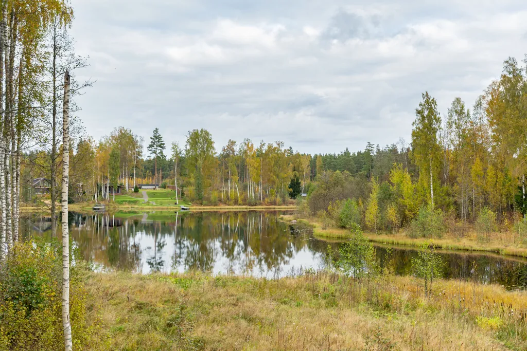Коттедж с прямым видом на озеро