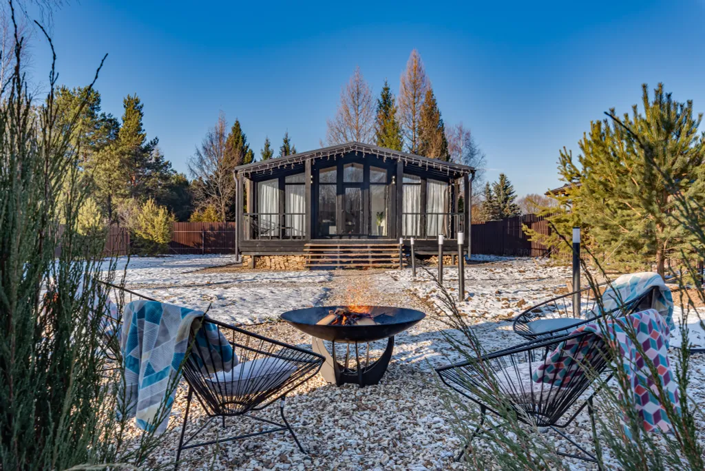 Коттедж Панорамный дом с сауной и камином — Семеновское