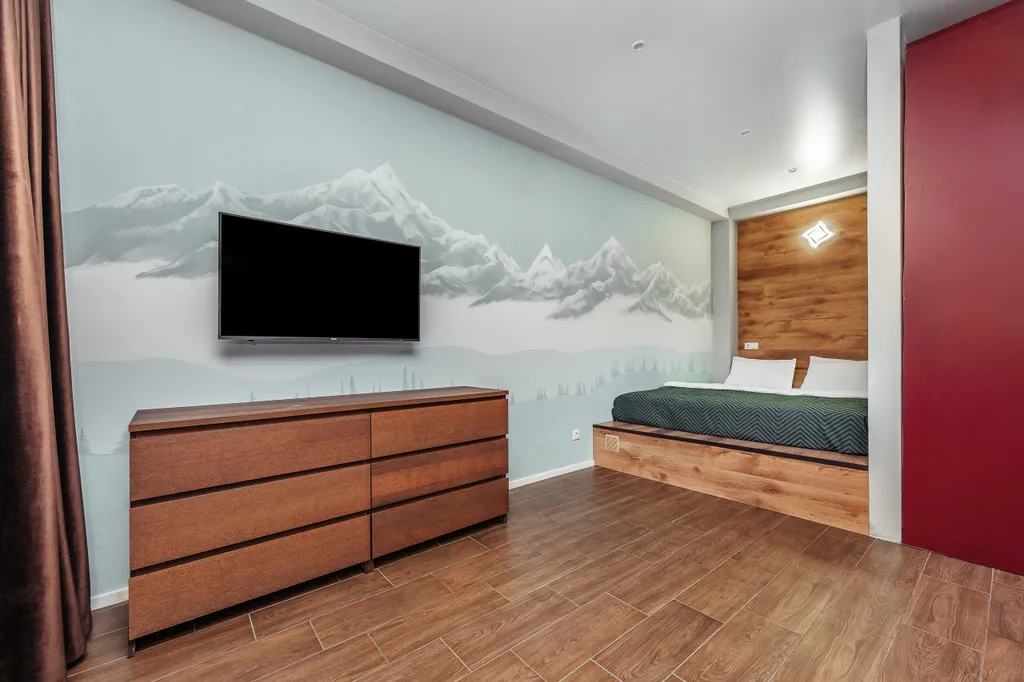 Стильная студия в лучшей локации у подъемников