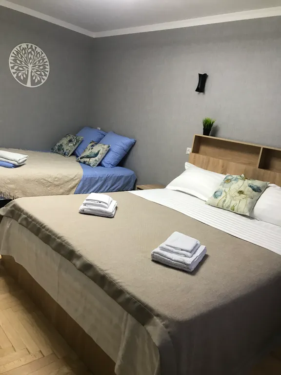 Квартира в центре с красивым видом на Атажукинский парк и горы