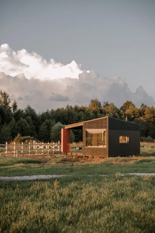 Глэмпинг - Панорамные дома на ферме Nomad Houses