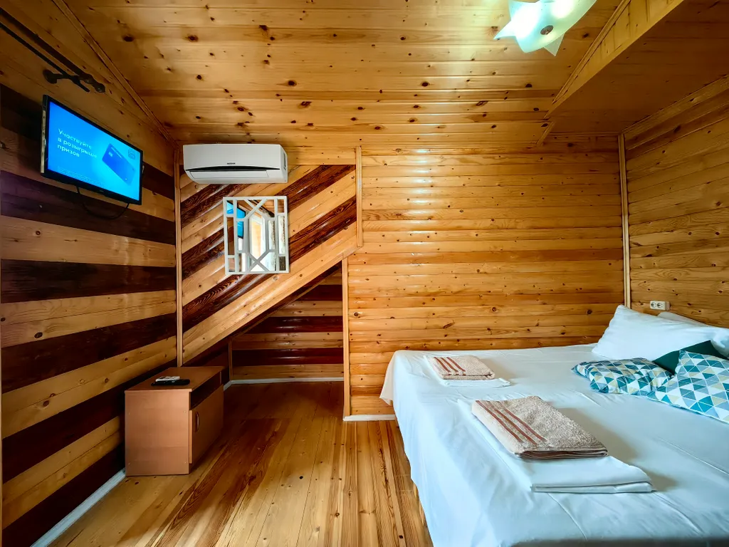 Эко-номер с индивидуальным балконом, кондиционер, эл чайник, парковка