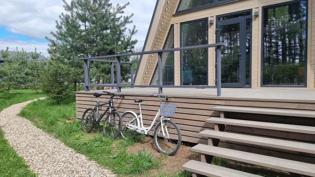 Коттедж Коттедж А-фрейм на берегу Можайского водохранилища — Можайск