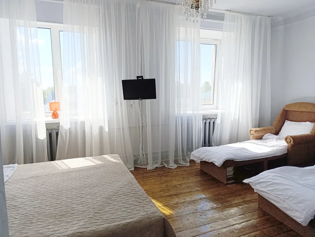 Однушка с видом на город и небо