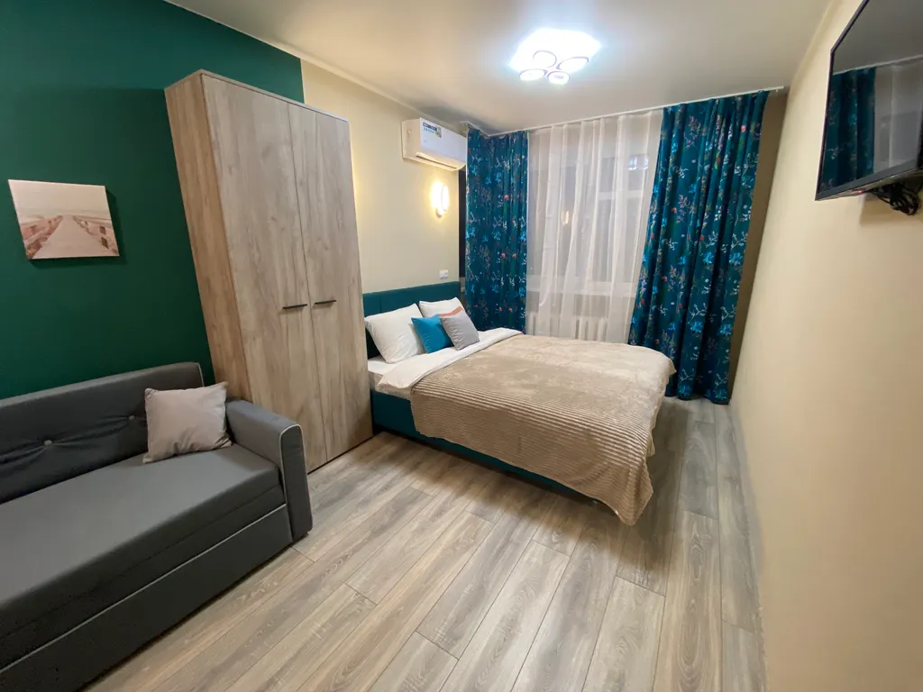 Стильная студия с спортзалом