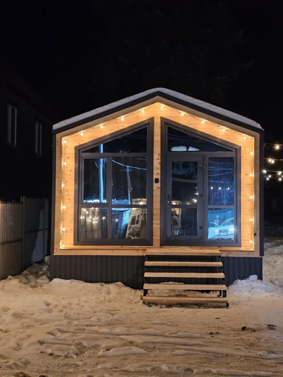 Домик с прекрасным видом на горы для приятного отдыха с друзьями