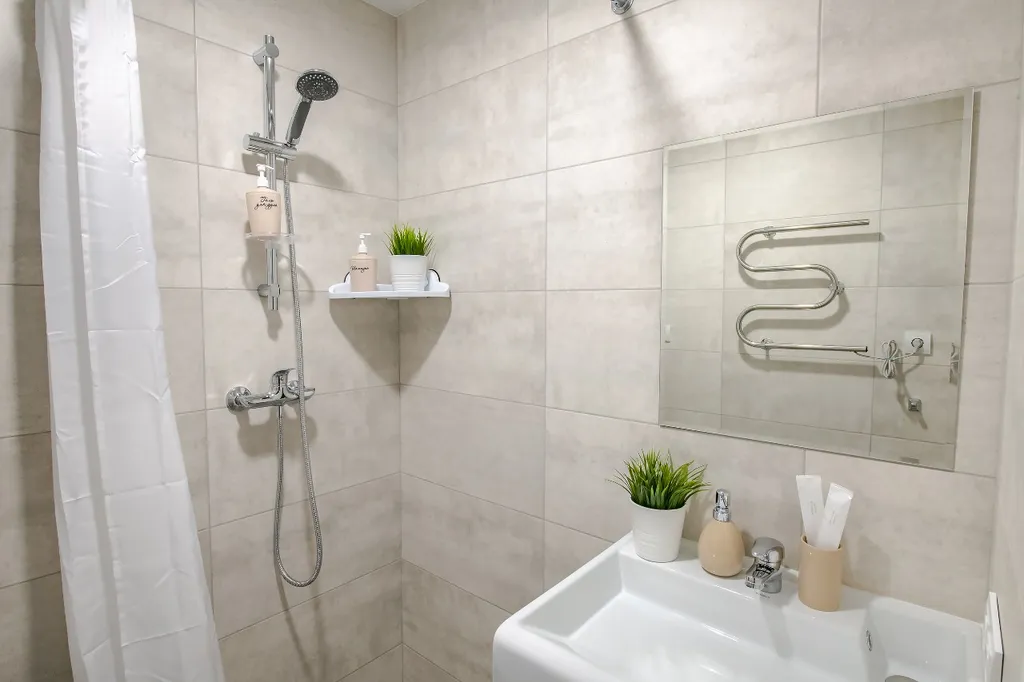 Стильная студия на первом этаже с видом на бухту Золотой рог