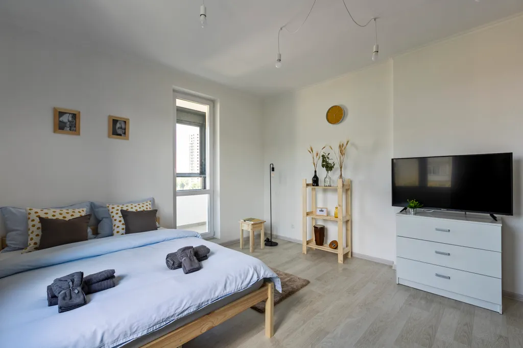 Квартира Квартира Great view 2-rooms Apartment 2 Min Walk to Raykin Plaza — Москва