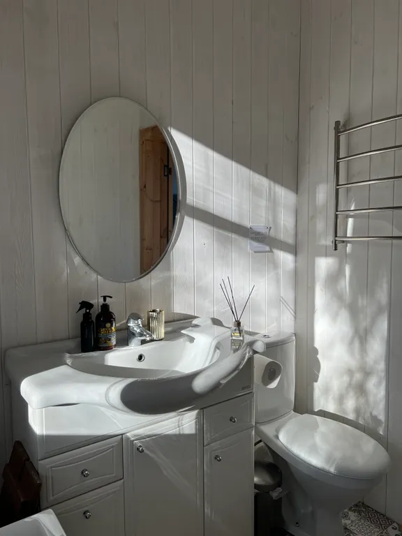 Уютный теплый дом с выходом в лес, 40 минут от Москвы со своей территорией