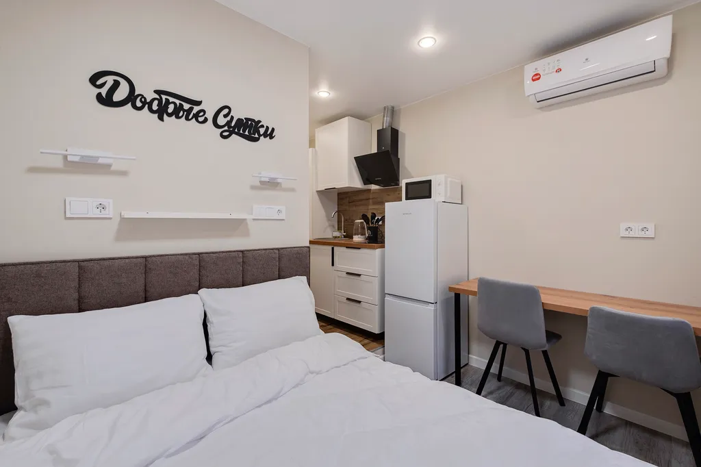 Уютная студия у больницы: тишина, комфорт и всё необходимое под рукой