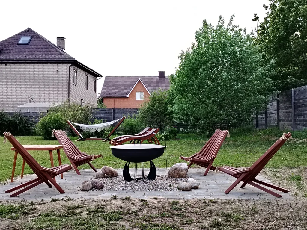 Уютный домик с банным чаном, сауной и камином