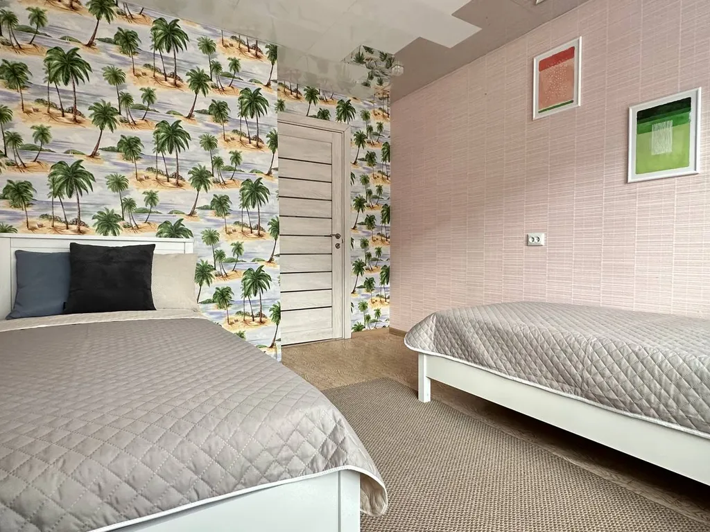 Двухкомнатная квартира, 4 отдельных спальных места